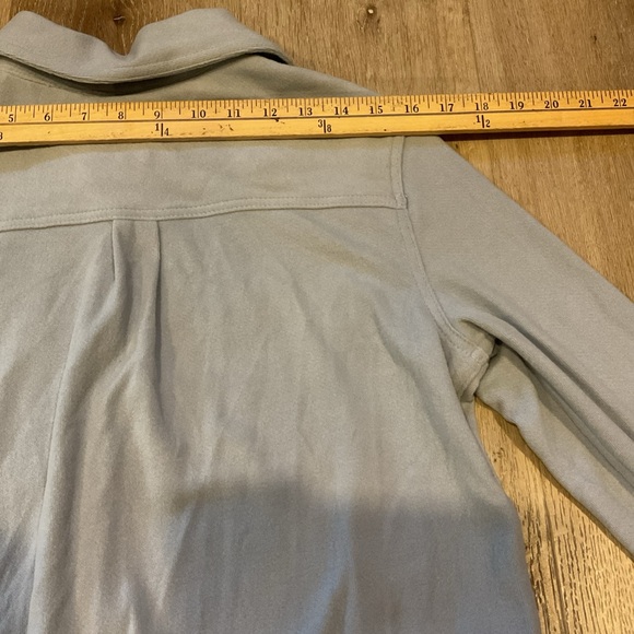 Workshop Republic Clothing - Button Down Long Sleeve Shirt - Blue - Ladies Med - Picture 7 of 13